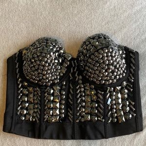 Studded Bra Corsette